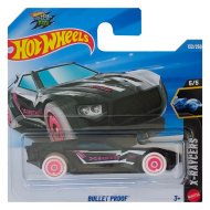 Hot Wheels: Bullet Proof fekete kisautó 1/64 - Mattel