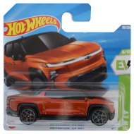 Hot Wheels: Silverado EV RST narancssárga kisautó 1/64 - Mattel