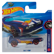 Hot Wheels: Fast Fish kék kisautó 1/64 - Mattel
