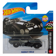 Hot Wheels: Maserati Tipo 61 fekete kisautó 1/64 - Mattel