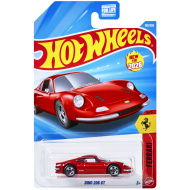 Hot Wheels: Ferrari Dino 206 GT kisautó 1/64 – Mattel