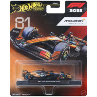 Hot Wheels Premium: McLaren Formula 1 team No.:81 kisautó 1/64 - Mattel