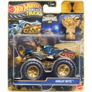 Hot Wheels Monster Trucks: Great Bite bajnok kisautó serleggel 1/64 – Mattel