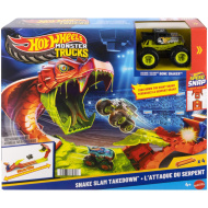 Hot Wheels Monster Trucks: Kígyómarás pályaszett - Mattel