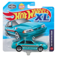 Hot Wheels XL: 1992 Ford Mustang Foxbody kisautó 1/43 – Mattel