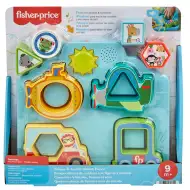 Fisher-Price: Forma és Járgány kirakó bébijáték - Mattel