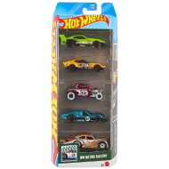 Hot Wheels: Retro Racers 5db-os kisautó szett 1/64 - Mattel