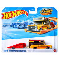 Hot Wheels: Chevy Silverado szállítóautó 1/64 – Mattel