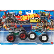 Hot Wheels Monster Trucks: Loco Punk vs Airplane Mode kisautó 2db-os csomag 1/64 - Mattel