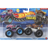 Hot Wheels Monster Trucks: Squidnado vs HW Tiger Shark kisautó 2db-os csomag 1/64 - Mattel