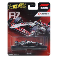Hot Wheels Premium: Oliver Bearman Haas #87 Formula 1 kisautó 1/64 - Mattel