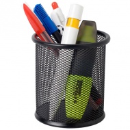 ICO: Fémhálós asztali írószertartó fekete