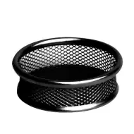 ICO: Fémhálós gemkapocstartó fekete