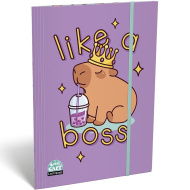 ICO: Lizzysuli Lollipop Capybara mintás gumis mappa A/4-es méretben