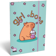 ICO: Lizzysuli Lollipop Capybara mintás gumis mappa A/5