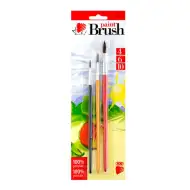 ICO: SÜNI ecsetkészlet festett fanyelű