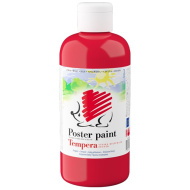 ICO: Süni tempera piros színben 500ml