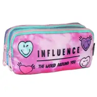 Influence 2 rekeszes ovális tolltartó