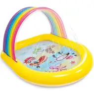 Intex: Szivárványos spriccelő medence 147x130x86cm
