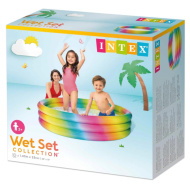 Wild Geometry 3 gyűrűs medence 147x35cm - Intex