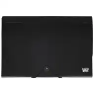 Spirit: Irattartó mappa A4 12 rekeszes fekete