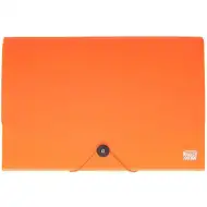 Spirit: Irattartó mappa A4 12 rekeszes neon narancssárga