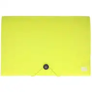 Spirit: Irattartó mappa A4 12 rekeszes neon sárga
