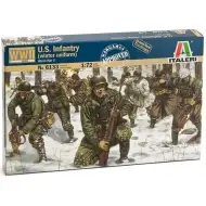 Italeri 1/72 U.S. Infantry WWII. Winter Uniform - téli egyenruhás katona figurák makett