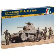 Italeri 1/35 Carro Armato M14/41 I Serie harckocsi makett