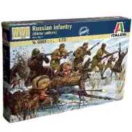 Italeri 1/72 Russian Infantry Winter Uniform Orosz téli egyenruhás katonai figurák makett