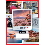 Nebulo: Tűzött vonalas Japán mintás füzet 81-32 A/4