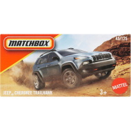 Matchbox: Papírdobozos Jeep Cherokee Trailhawk kisautó 1/64 - Mattel