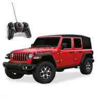 RC Jeep Wrangler Rubicon piros távirányítós autó