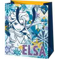 Jégvarázs - Elsa közepes méretű ajándéktáska 18x10x23cm