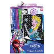 Jégvarázs kreatív bársony színező szett