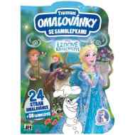 Jégvarázs színező matricákkal A4