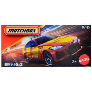 Matchbox: Papírdobozos BMW i4 Police kisautó 1/64 - Mattel