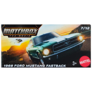Matchbox: Papírdobozos 1968 Ford Mustang Fastback zöld kisautó 1/64 - Mattel