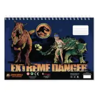 Jurassic World csodálatos dinók kreatív színezhető vázlatfüzet matricákkal és sablonnal több változatban