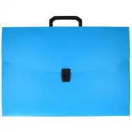 Spirit: Kék, csatos irattartó mappa A3 fogantyúval