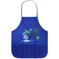 Spirit: Football mintás kék festő kötény