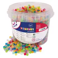 PlayBox: Kis méretű átlátszó fűzhető gyöngyök 5000db-os