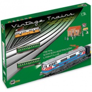 Pequetren: Klasszikus személyvonat vasút szett kiegészítőkkel