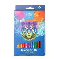 ICO: Koh-I-Noor 3135 Hatszögletű színes ceruza tigrises dobozban 36 darabos