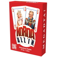 Korda All-in Klasszikus francia kártyapakli (52 lap + 3 Joker)