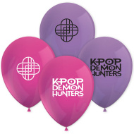 K-Pop Démonvadászok mintás latex lufi 8db-os szett