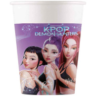 K-Pop Démonvadászok papír pohár 8db-os szett 200ml