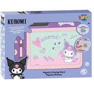 Luna: Kuromi mágneses rajztábla 3 db nyomdával és letörölhető rajzfelülettel