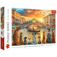Kutyák Velencében 1000db-os prémium puzzle - Trefl