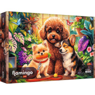 Flamingo by puzzle Kutyik az üvegházban 600db-os puzzle - Trefl